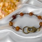 Dark Yellow Jasper with Citrine