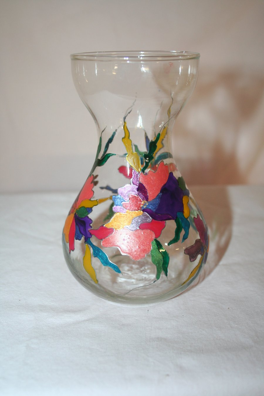Camellias - Handpainted Vase