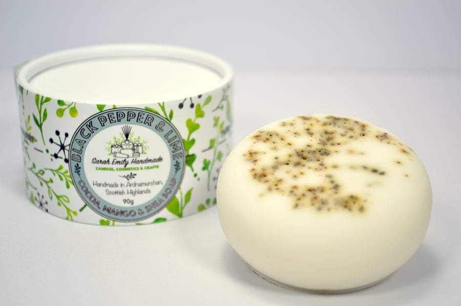 Black Pepper & Lime Triple Butter Soap