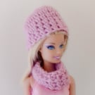 CROCHET PATTERN PDF Pale Rose Set for Doll