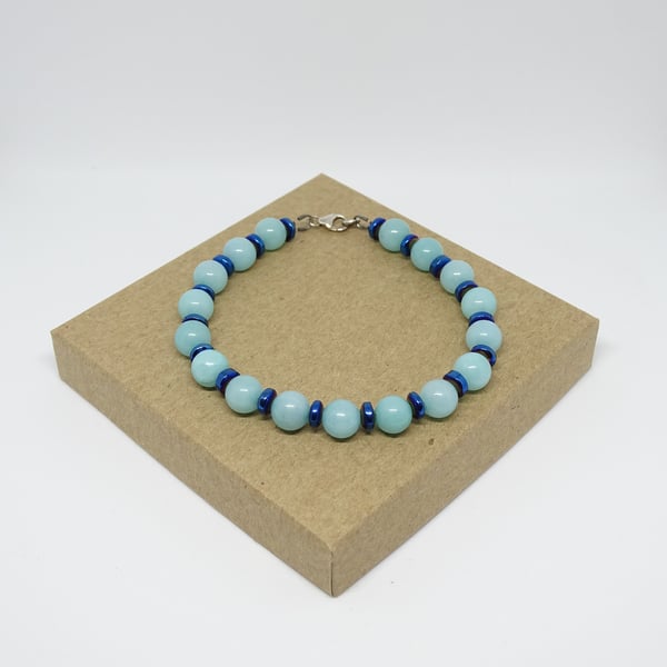 Quartzite & Haematite Bracelet