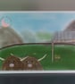 Highland Cow New Home Blank Card - Image 1