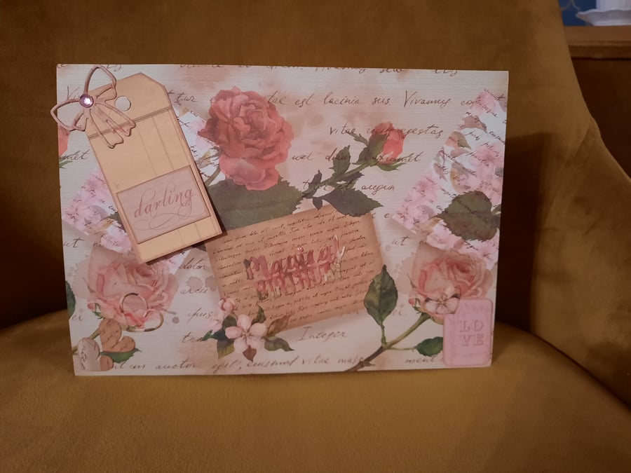 For Her Beautiful Birthday Card