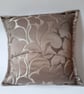 Beige and silver damask jacquard 16" envelope cushion cover - Image 4