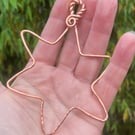 Handmade Copper Wire Star, One of a Kind