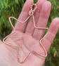 Handmade Copper Wire Star, One of a Kind