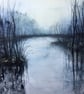 Original Watercolour - River Trees - Image 1