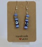 Blue Evil Eye Drop Earrings. - Image 3