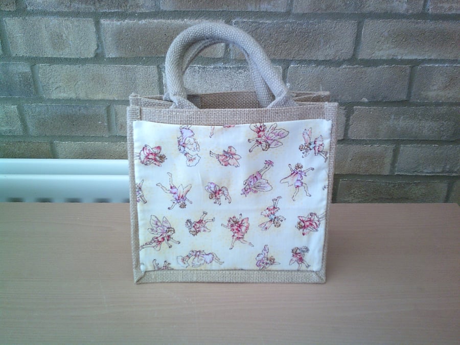 Flower Fairies Small Jute Bag
