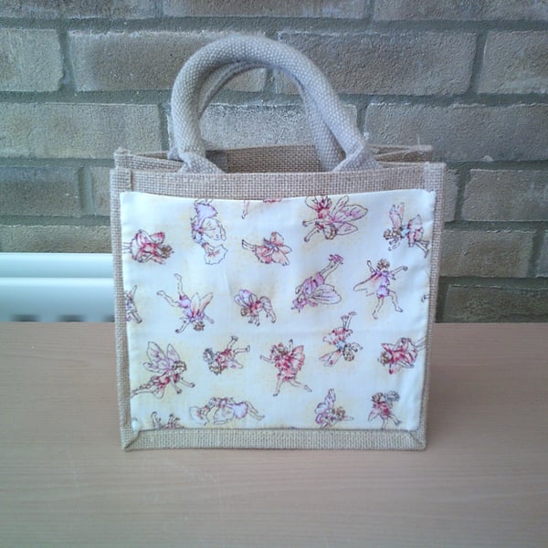 Flower Fairies Small Jute Bag