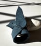 Origami Leather 'Hugging Bird' Ring - Unique Architecture of Softness