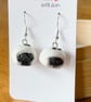 Black Sesame Bun Earrings - Image 2