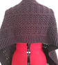  Crochet Pocket Shawl, Cosy Textured Wrap, Fringed Scarf With Pockets - Image 4
