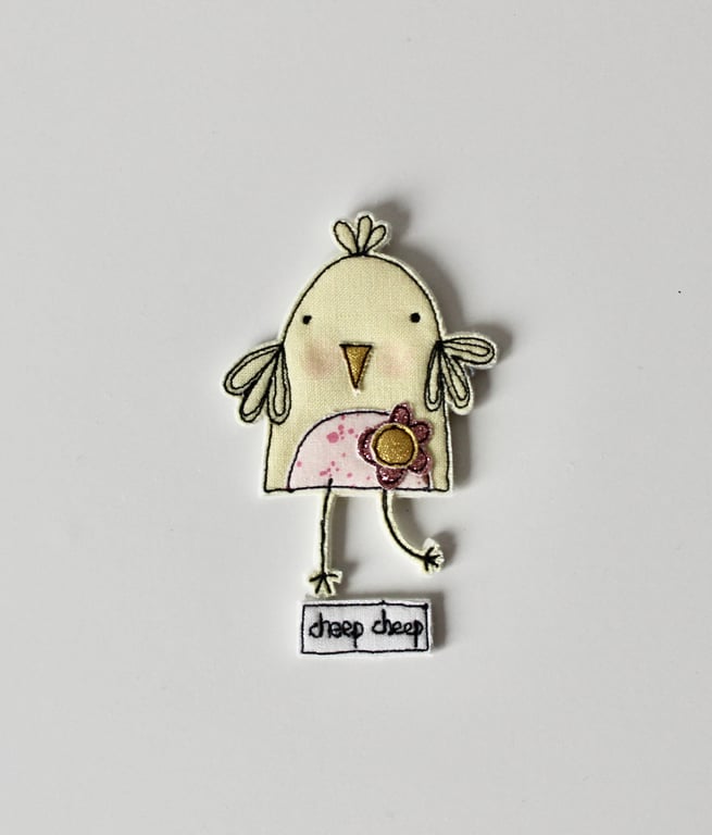 'Cheep Cheep Chick' Handmade Magnet