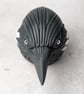'Hailgrim', a black porcelain crow idol. - Image 5
