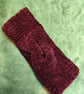 Maroon Headband Ear Warmer - Image 1