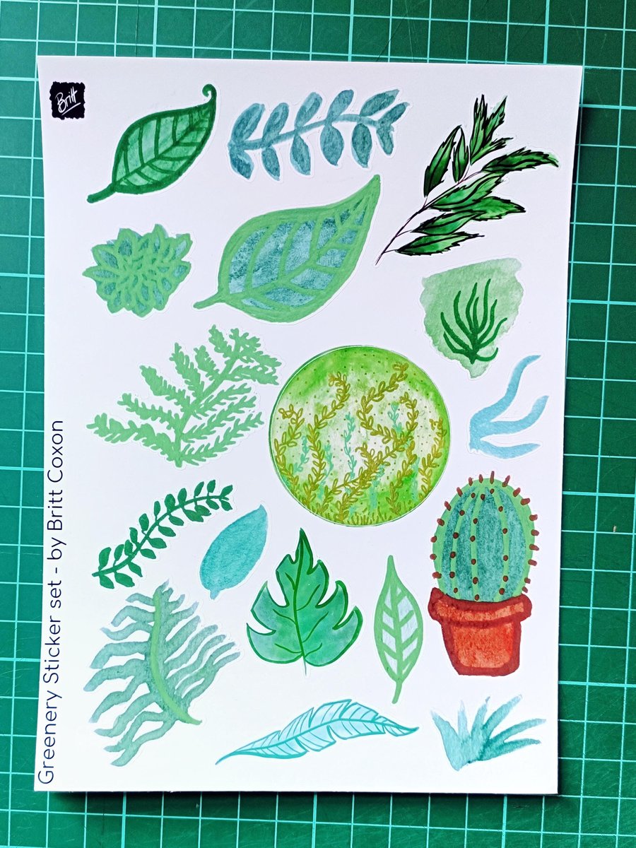 Greenery Sticker Sheet