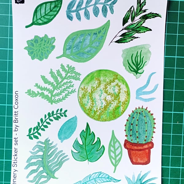 Greenery Sticker Sheet
