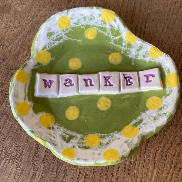 Wanker trinket dish