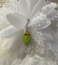 Little budgie charm ( yellow and green)