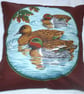 Three Teal paddling cushion - Image 1