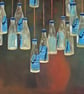 Ouzo Windchimes . Framed Special Edition Canvas Print 