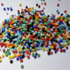 10g Opaque Glass Seed Beads - 2mm - Mixed Colour 