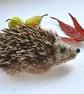 Needle Felted Hedgehog Brooch  - Image 2