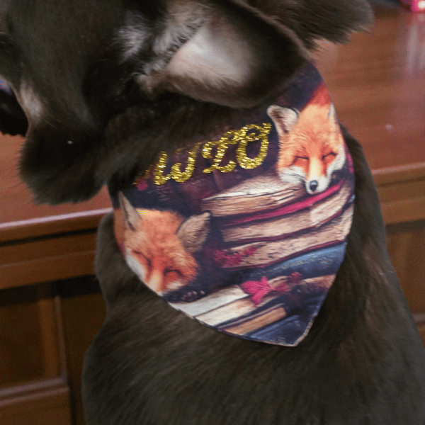 Personalised dog bandana