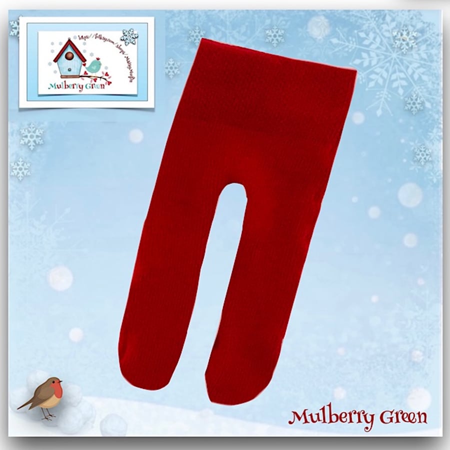 Reserved for Maddie - Red Christmas Tights