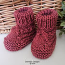 Luxury Baby 'Jeager' Merino Wool Booties 0-3 months size 