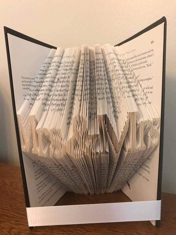 Mrs & Mrs MMF Book Folding Pattern - EMAILED PDF PATTERN