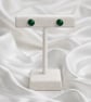Malachite & Sterling Silver Earrings - Image 5