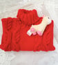 Girl's Knitted Chunky Cabled Short Sleeved Jumper, Gift Ideas for Children - Image 6