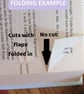 MERRY CHRISTMAS Combi Book Folding Pattern - EMAILED PDF PATTERN - Image 3