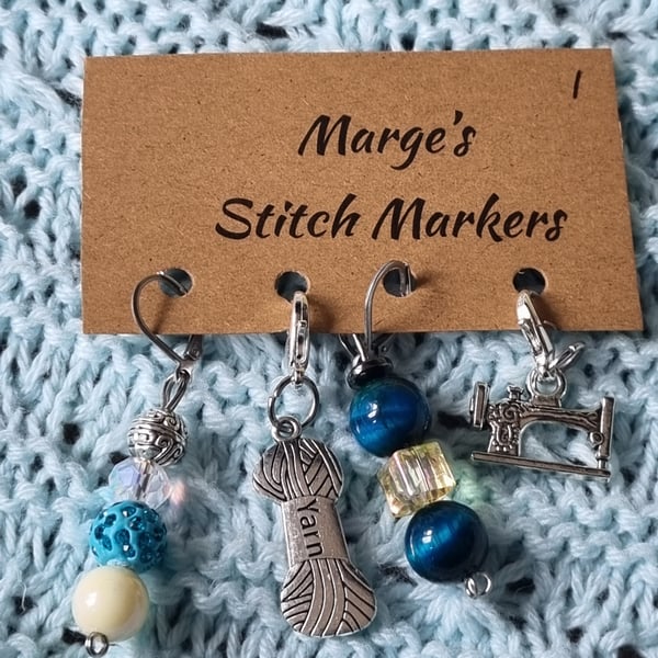 Stitch marker charms 