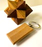 Poppy and Robin fused glass keyring, bag charm - Image 4