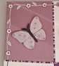 A quartet of sequinned butterflies on canvas.  - Image 2
