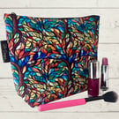 Makeup bags stained glass tress