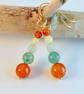 Mixed Gemstone Earrings In Autumn Shades - Handmade In Devon - Image 8