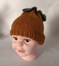 Children's Hand Knitted Acorn Hat