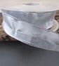 10m Wide Metallic Silver Lamee Ribbon  - Image 1
