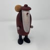 Handmade Wooden Santa