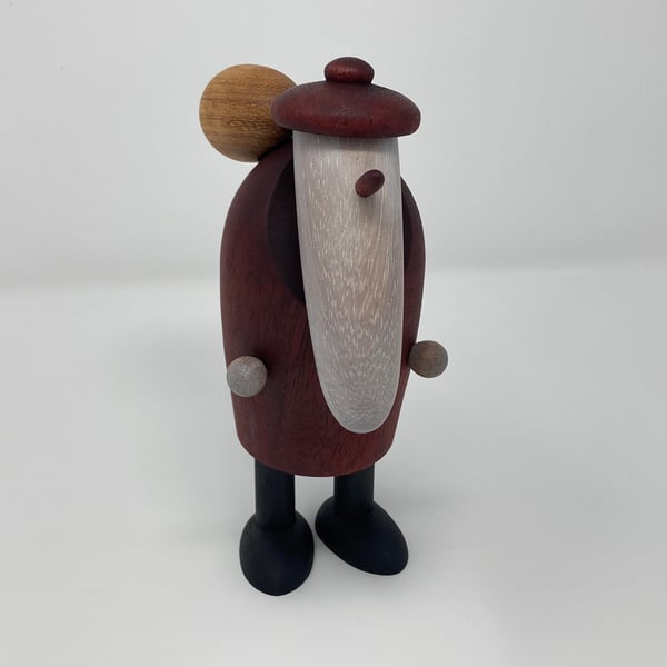 Handmade Wooden Santa