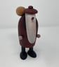 Handmade Wooden Santa - Image 1