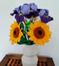 Handmade Felt Iris Flower - Image 5