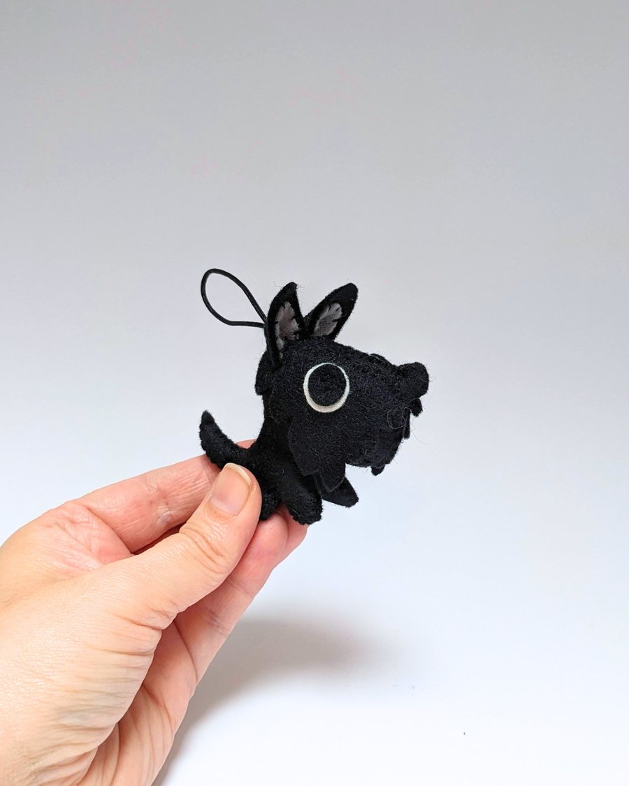 Scotty dog hanging decoration