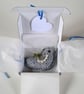 'A little bird told me'wool felt and crochet bird letterbox gift - Image 2