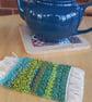 Set of 4 Coasters, Handmade Crochet Mug Rugs, Eco Gift for Coffee & Tea Lovers - Image 4