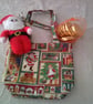 Christmas Themed Squares Small Gift Bag - Image 2